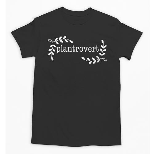 Plantrovert Introvert Gardener Plant Lady Unisex T-Shirt - Raresse