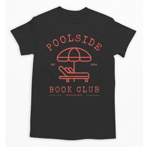 Poolside Book Club Summer Reading Book Lover Swimming Shirt Men Women Unisex T-Shirt - Bookorys CA