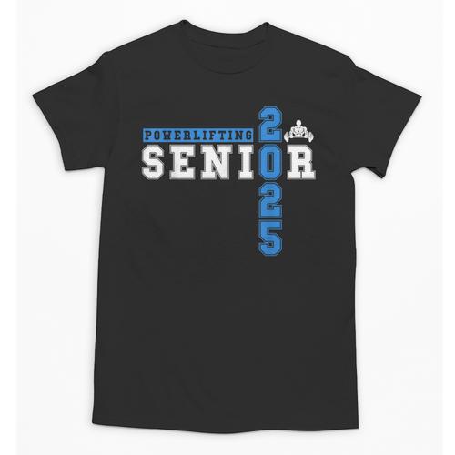 Powerlifting Senior 2025 Class Of 2025 Graduation Party 23 Unisex T-Shirt - Best Gift Smart