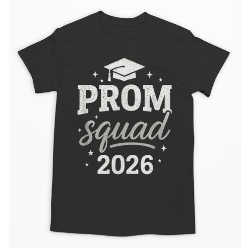 Prom Squad 2026 Graduation Friends Unisex T-Shirt - Best Gift Smart