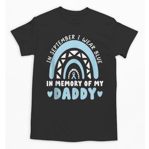 Prostate Cancer In Memory Of My Daddy Prostate Cancer Unisex T-Shirt - Easessy