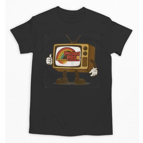 Protect PBS 80s Nostalgia Television Shirt Unisex T-Shirt - Figerry