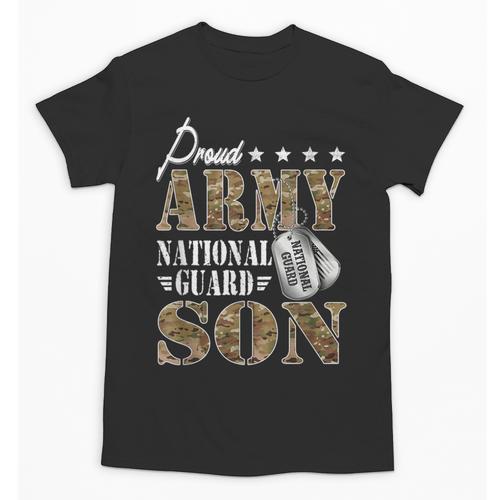 Proud Army National Guard Son National Guard Graduation Unisex T-Shirt - Best Gift Smart