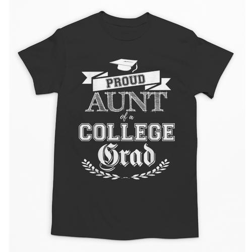 Proud Aunt Of a College Grad 2019 Family Graduation Shirt Unisex T-Shirt - Best Gift Smart