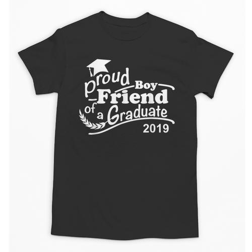 Proud Boyfriend Of A Graduate 2019 Family Graduation Shirts Unisex T-Shirt - Best Gift Smart