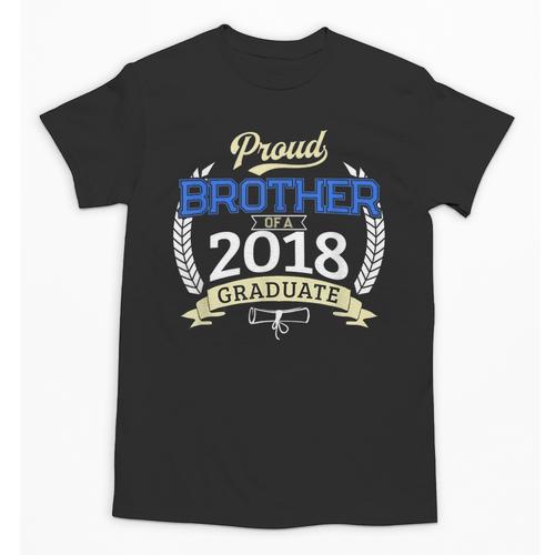 Proud Brother Of 2018 Graduate Shirt Graduation Grad Unisex T-Shirt - Best Gift Smart