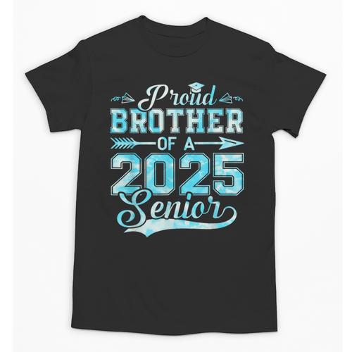 Proud Brother Of a 2025 Senior Graduate Graduation Unisex T-Shirt - Best Gift Smart
