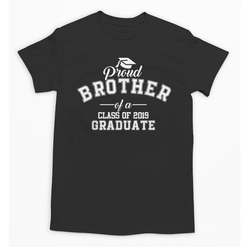 Proud Brother Of A Class Of 2019 Graduate Graduation T Shirt Unisex T-Shirt - Best Gift Smart