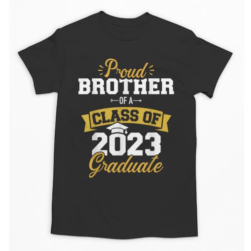 Proud Brother Of a Class Of 2023 Graduate Senior Graduation Unisex T-Shirt - Best Gift Smart