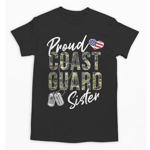 Proud Coast Guard Sister US Coast Guard Graduation Sister Unisex T-Shirt - Best Gift Smart