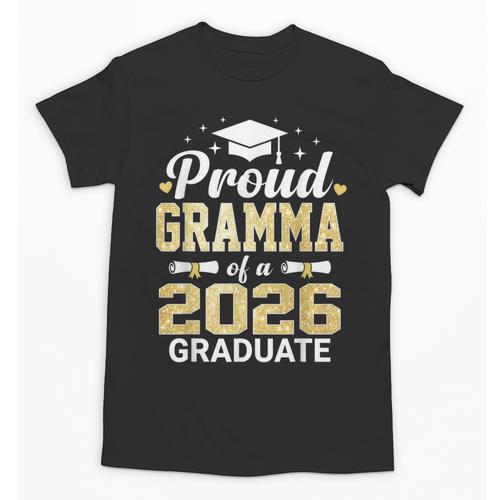 Proud Gramma Of A 2026 Graduate Class Of Graduation Unisex T-Shirt - Best Gift Smart