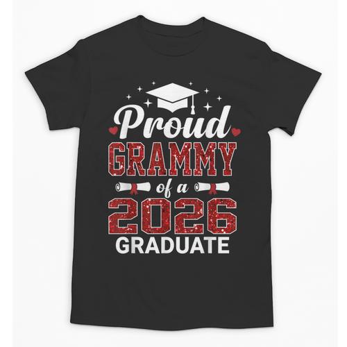Proud Grammy Of A 2026 Graduate Class Of Graduation Unisex T-Shirt - Best Gift Smart