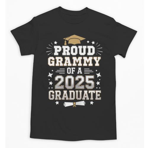 Proud Grammy Of A Class Of 2025 Graduate Senior Graduation Unisex T-Shirt - Best Gift Smart