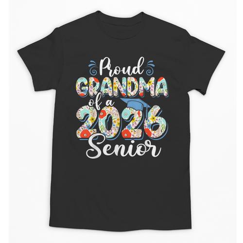 Proud Grandma Of a 2026 Graduate For Family Graduation Unisex T-Shirt - Best Gift Smart