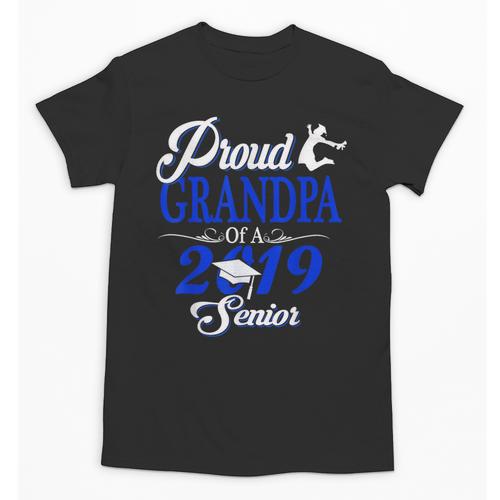 Proud GRANDPA Of A Class 2019 Senior Tshirt Graduation Unisex T-Shirt - Best Gift Smart