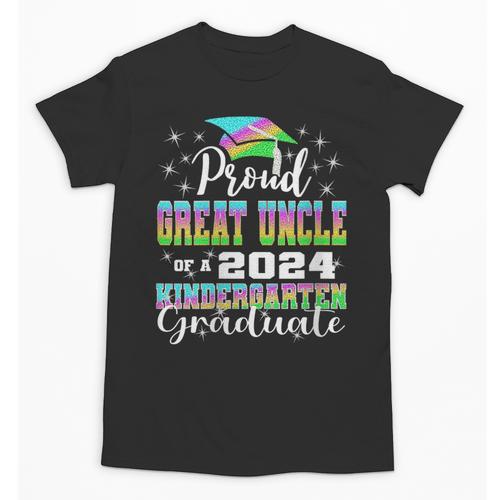 Proud Great Uncle Of Kindergarten Graduate 2024 Graduation Unisex T-Shirt - Best Gift Smart