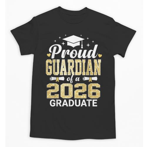 Proud Guardian Of A 2026 Graduate Class Of Graduation Unisex T-Shirt - Best Gift Smart