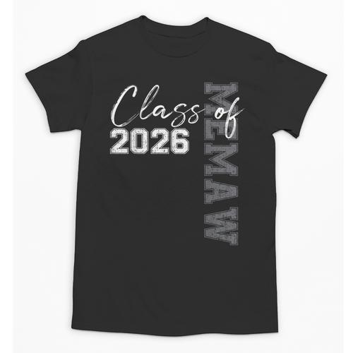 Proud Memaw Of A Class Of 2026 Graduate Senior 26 Graduation Unisex T-Shirt - Best Gift Smart