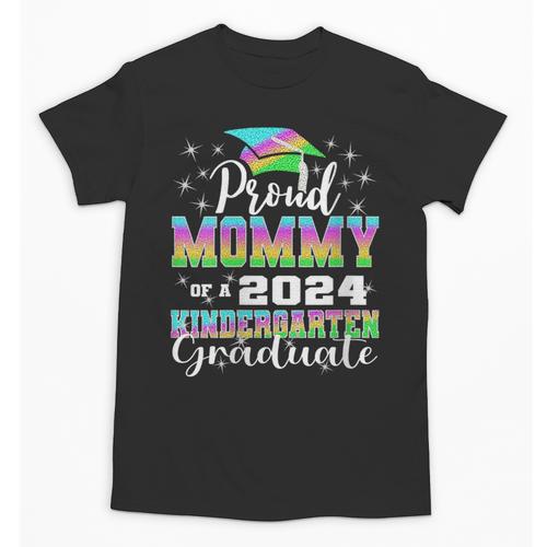 Proud Mommy Of Kindergarten Graduate 2024 Graduation Mommy Unisex T-Shirt - Best Gift Smart