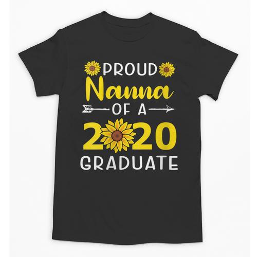 Proud Nanna Of 2020 Graduate Class Of 2020 Graduation Unisex T-Shirt - Best Gift Smart