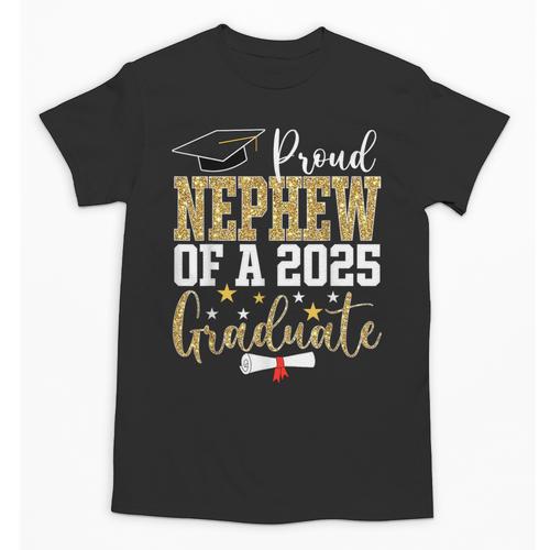 Proud Nephew Of A 2025 Graduate Nephew Graduation 2025 Unisex T-Shirt - Best Gift Smart