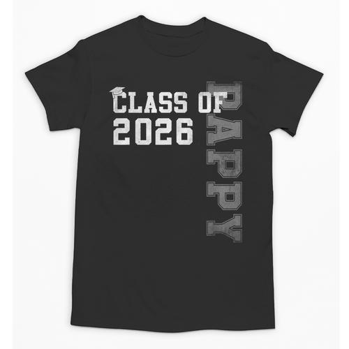 Proud Pappy Of A 2026 Graduate Grad Senior Graduation Unisex T-Shirt - Best Gift Smart