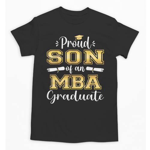 Proud Son Of 2023 Class MBA Graduate Family Graduation Unisex T-Shirt - Best Gift Smart