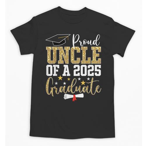 Proud Uncle Of A 2025 Graduate Uncle Graduation 2025 Unisex T-Shirt - Best Gift Smart