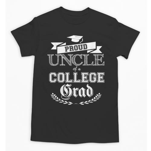 Proud Uncle Of a College Grad 2019 Family Graduation Shirt Unisex T-Shirt - Best Gift Smart