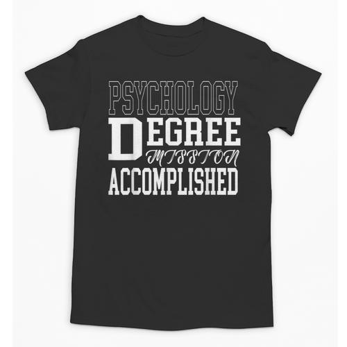 Psychology Degree For College Graduation Tee T-Shirt Unisex T-Shirt - Best Gift Smart