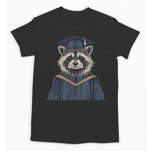 Raccoon Graduation Unisex T-Shirt - Best Gift Smart
