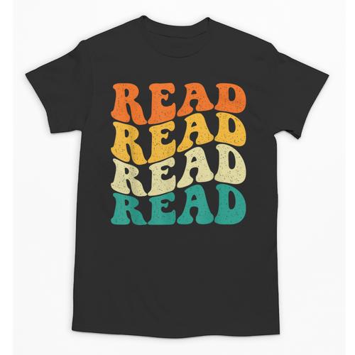Read Read Read Read Book Lover Reading Bookworm Reader Unisex T-Shirt - Bookorys AU