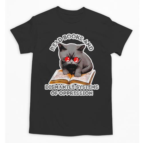 Read Books And Dismantle Systems Of Oppression Unisex T-Shirt - Bookorys DE