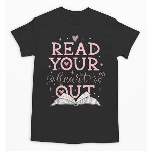 Read Your Heart Out Book Adventures In Pages Unisex T-Shirt - Bookorys UK