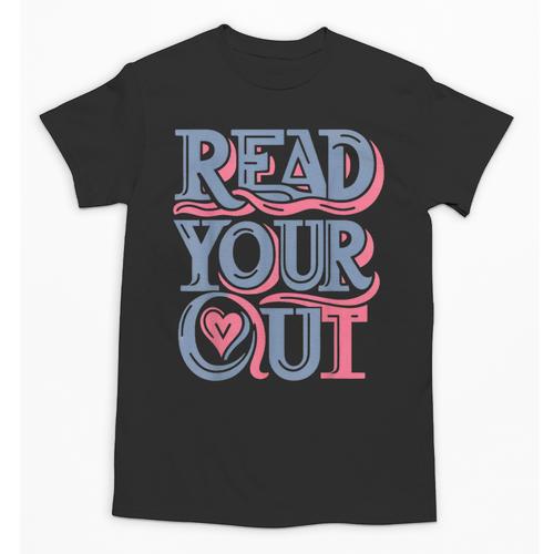 Read Your Heart Out Cute Teacher Reading Book Love Bookworm Unisex T-Shirt - Bookorys DE