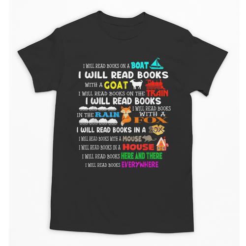 Read My Shirt Day For Kids Boy Girls i Will Read Book Unisex T-Shirt - Bookorys