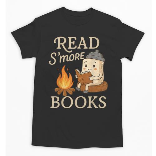Read S'More Books Campfire Reading Book Lovers Camper Unisex T-Shirt - Bookorys DE