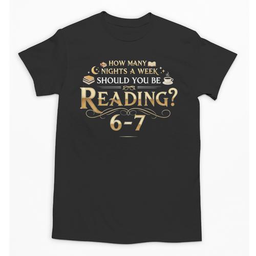 Reading 6–7 Teacher Librarian English Book Lover Quote Unisex T-Shirt - Bookorys