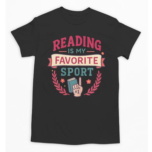 Reading Is My Favorite Sport Book Lover Keepsake For Women Unisex T-Shirt - Bookorys