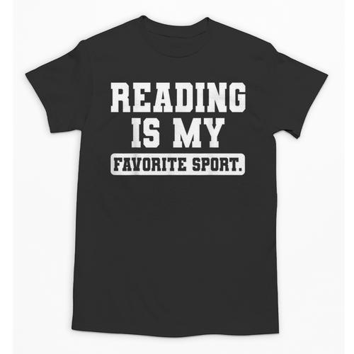 Reading Is My Favorite Sport Book Lover Reader Unisex T-Shirt - Bookorys CA