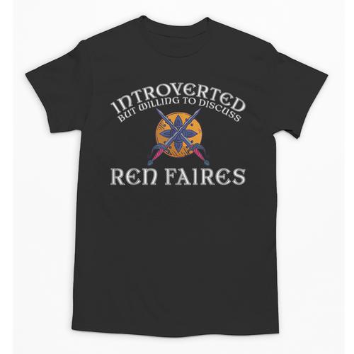 Renaissance Festival Introvert Medieval Ren Faire Unisex T-Shirt - Raresse