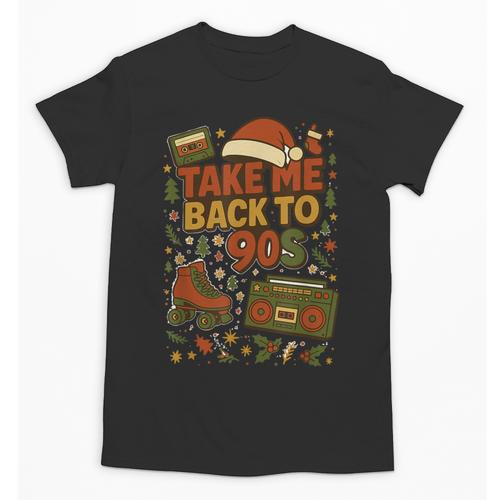 Retro 90s 80s Baby Christmas Holiday Nostalgia Unisex T-Shirt - Figerry