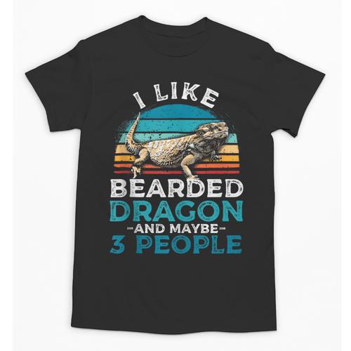 Retro Bearded Dragon Introvert For Lizard Lovers Unisex T-Shirt - Raresse
