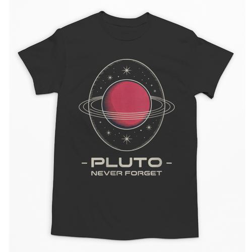 Retro Pluto Never Forget Classic Planet Pluto Nostalgia Unisex T-Shirt - Figerry