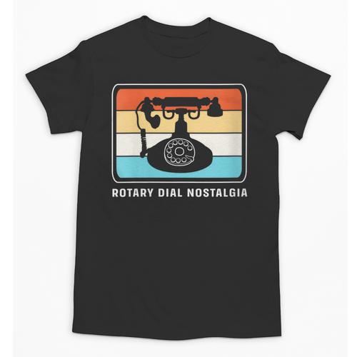 Retro Rotary Dial Nostalgia Dial Phone Unisex T-Shirt - Figerry