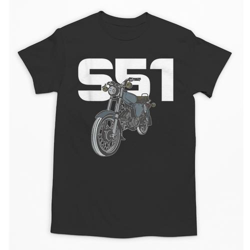 Retro Simme Moped Nostalgia Eastern Block Schwalbe Driver DDR Unisex T-Shirt - Figerry