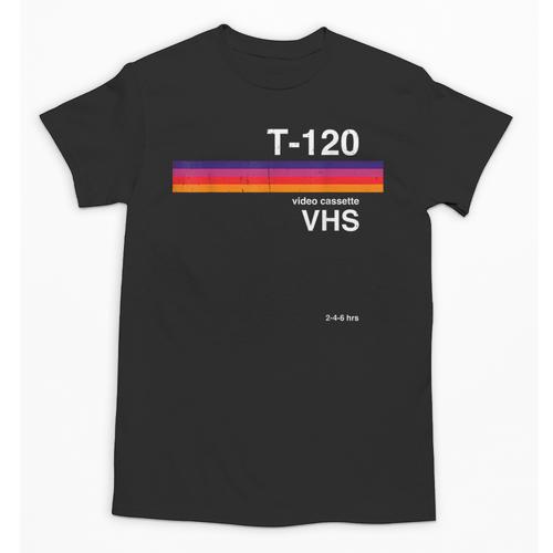 Retro VHS Tape Graphics 80s 90s Nostalgia Costume Unisex T-Shirt - Figerry