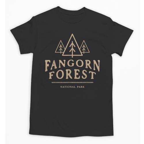 Retro Vintage Fangorn Forest National Park Bookworms Saying Unisex T-Shirt - Bookorys CA