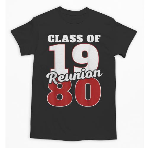 Reunion 1980 Class Of 1980 Reunion 80 Graduation 1980 Unisex T-Shirt - Best Gift Smart