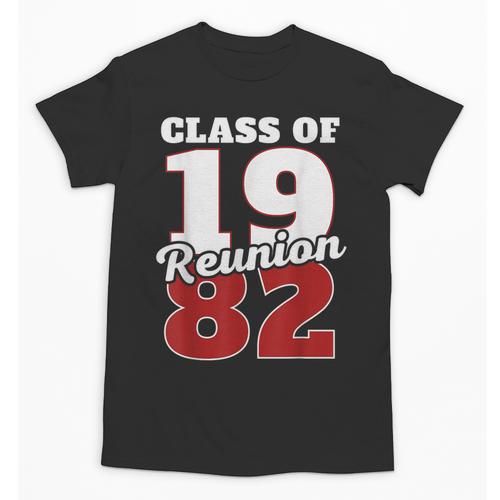 Reunion 1982 Class Of 1982 Reunion 82 Graduation 1982 Unisex T-Shirt - Best Gift Smart